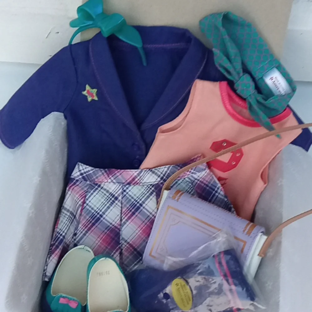 American Girl Ready To Learn Outfit - Picture 1 of 16
